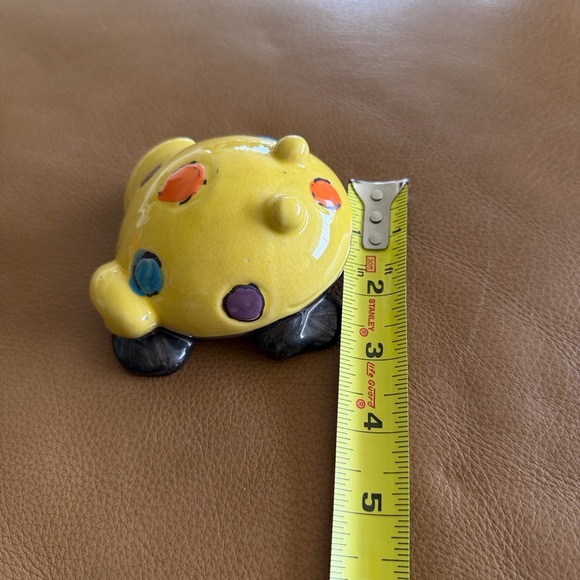 🐢CuteFamilyofTurtlesHandmadeHandPaintedCeramicVibrant Colors GlazedPapaMamaBaby - Picture 12 of 15